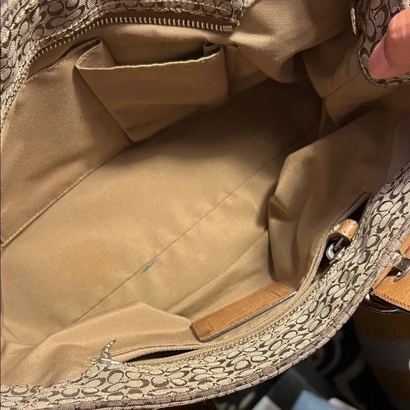 Brown Coach SoHo Signature Mini Tote Bag - Picture 7 of 15